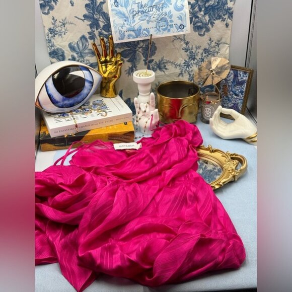 🆕 RAT & BOA 🧿 NWOT Cerise Maxi Dress, Pink, Sz L - US 8 - Picture 2 of 15